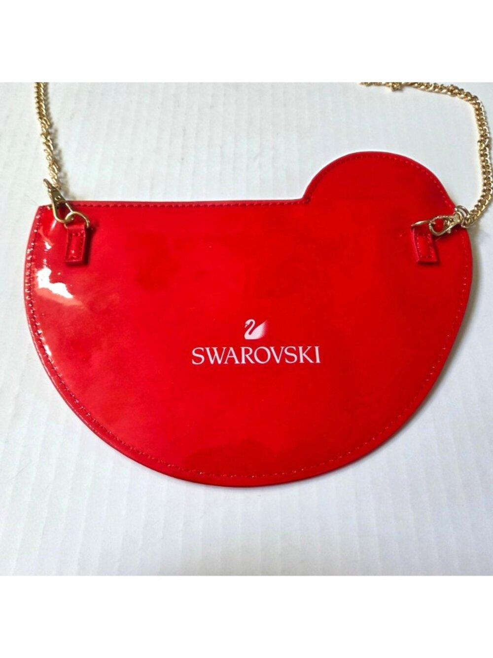 Swarovski Purse Red Colorful Parrot Tropical Cocktail Party Crossbody Bag Clutch - Picture 6 of 14